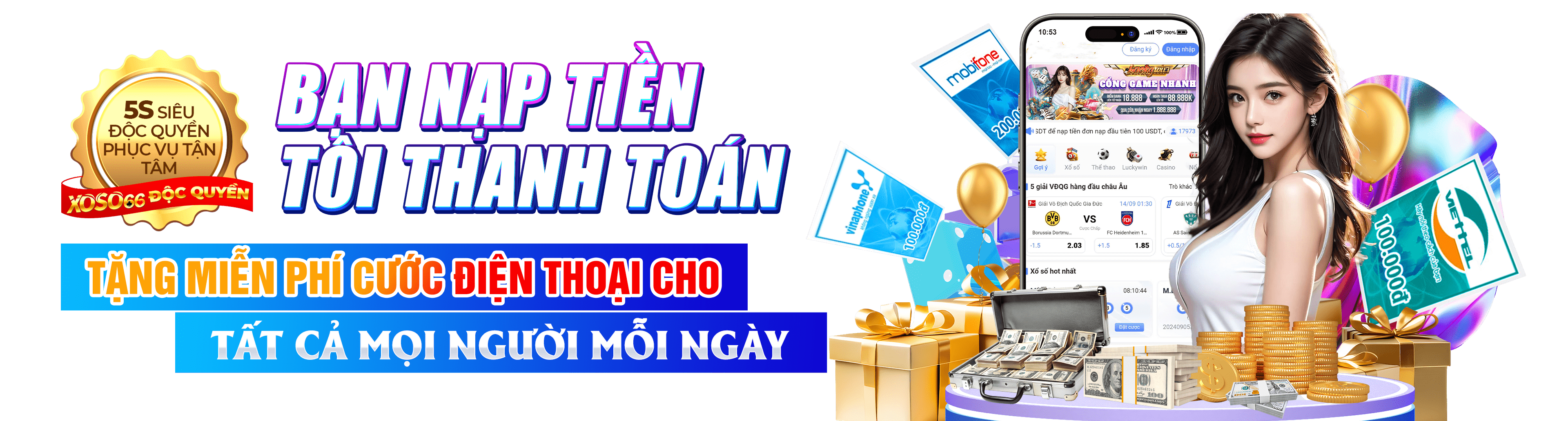 Hình ảnh quảng cáo của re88 hiển thị nền tảng và các lợi ích
